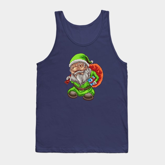 Christmas Swedish Tomte Tank Top by AngelFlame